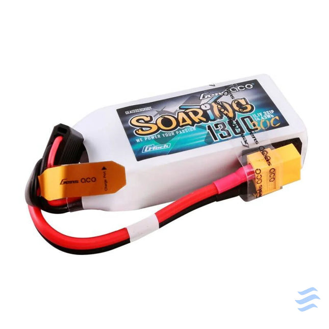 Gens ace G Tech Soaring 1300mAh 11.1V 30C 3S1P Lipo Battery Lithium and NiMH