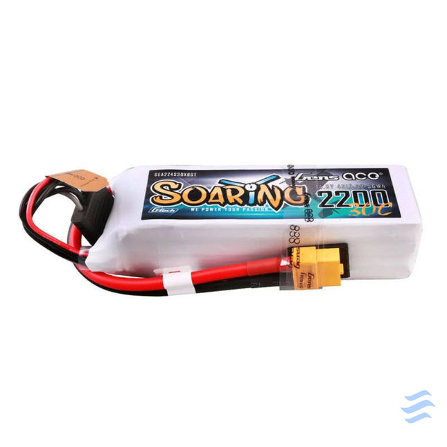Gens ace G Tech Soaring 2200mAh 14.8V 30C 4S1P Lipo Battery Pack with XT60 plug Lithium and NiMH