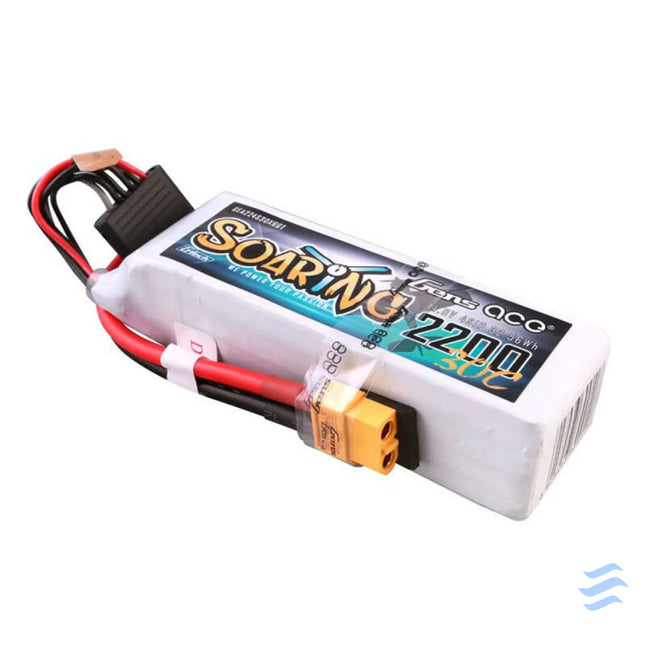 Gens ace G Tech Soaring 2200mAh 14.8V 30C 4S1P Lipo Battery Pack with XT60 plug Lithium and NiMH