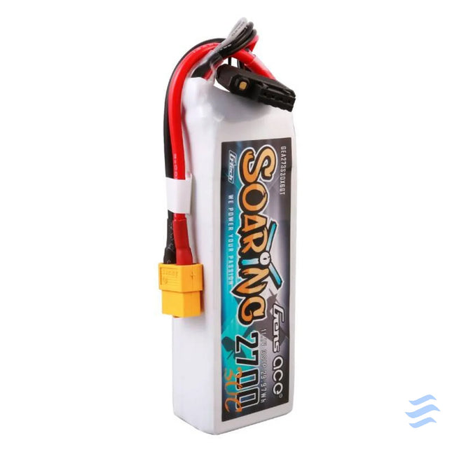 Gens ace G Tech Soaring 2700mAh 11.1V 30C 3S1P LiPo Battery Lithium and NiMH