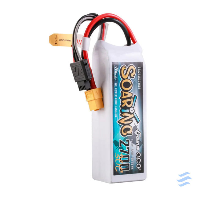 Gens ace G Tech Soaring 2700mAh 14.8V 30C 4S1P LiPo XT60 Lithium and NiMH
