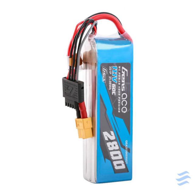 Gens ace G Tech Soaring 2800mAh 11.1V 60C 3S1P LiPo XT60 Lithium and NiMH