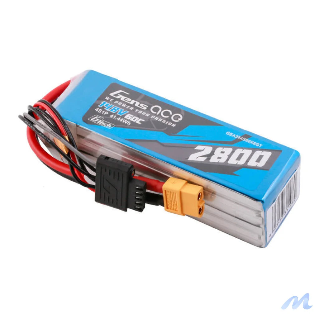 Gens ace G-Tech Soaring 2800mAh 14.8V 60C 4S1P LiPo  XT60
