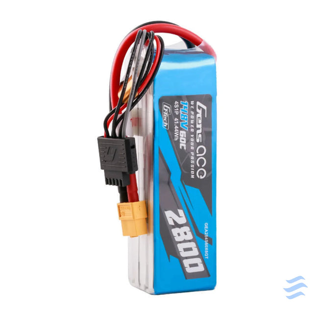 Gens ace G Tech Soaring 2800mAh 14.8V 60C 4S1P LiPo XT60 Lithium and NiMH