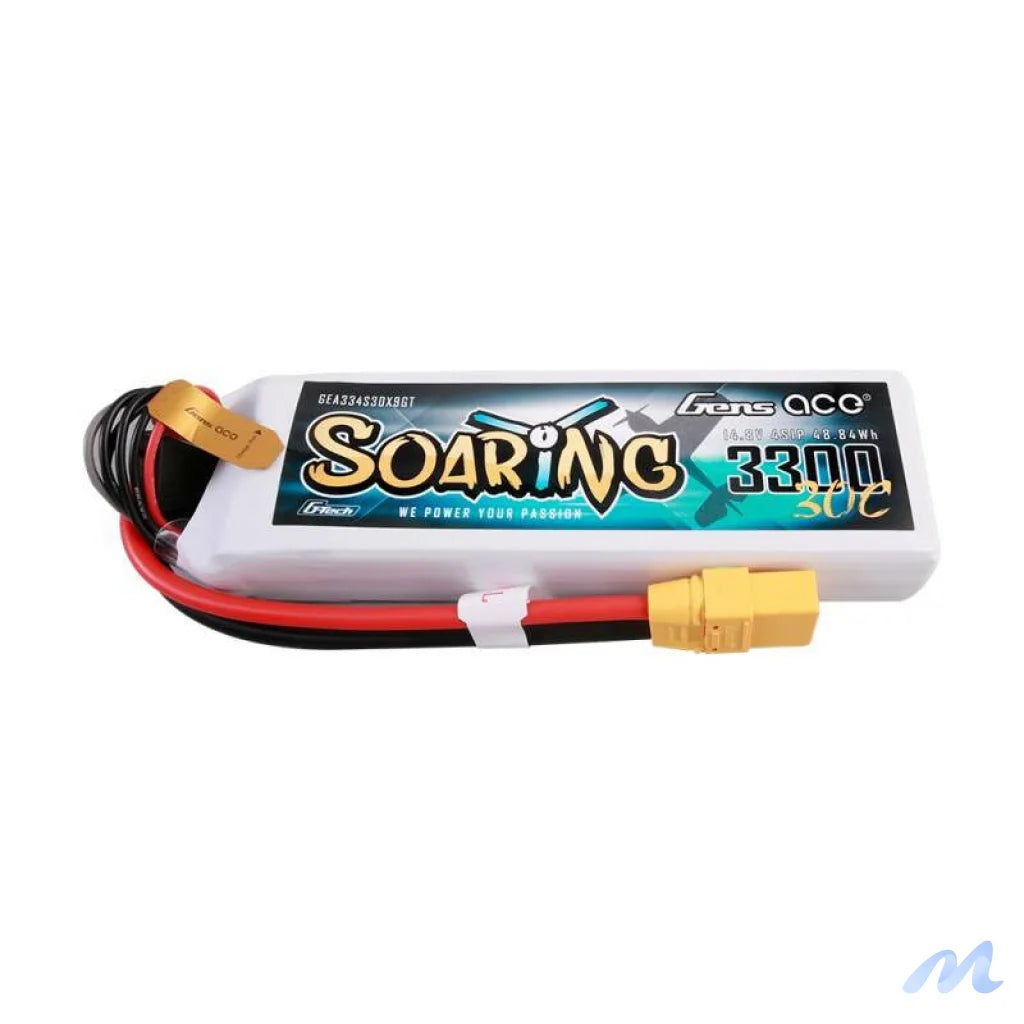 Gens ace G-Tech Soaring 3300mAh 14.8V 30C 4S1P Lipo Battery