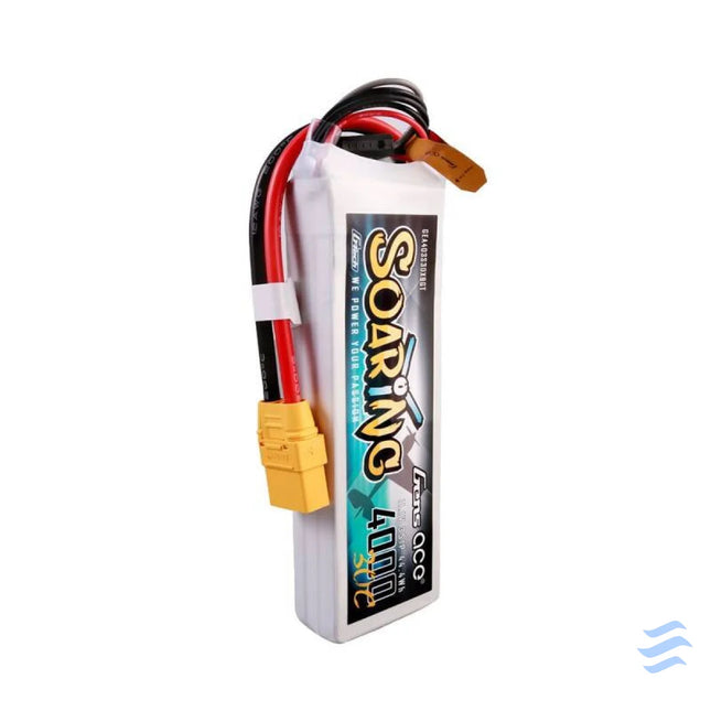 Gens ace G Tech Soaring 4000mAh 11.1V 30C 3S1P Lipo Battery Lithium and NiMH