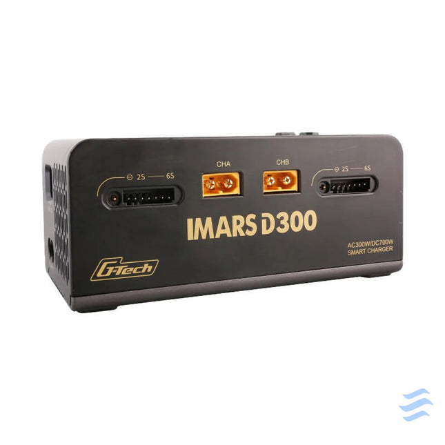 Gens Ace IMARS D300 G Tech Channel AC/DC 300W/700W RC Battery Charger EU Black Chargers