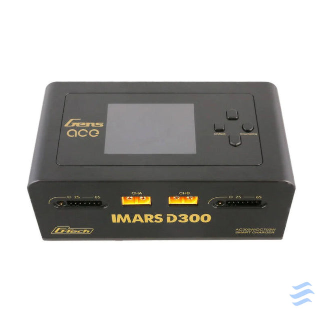 Gens Ace IMARS D300 G Tech Channel AC/DC 300W/700W RC Battery Charger EU Black Chargers