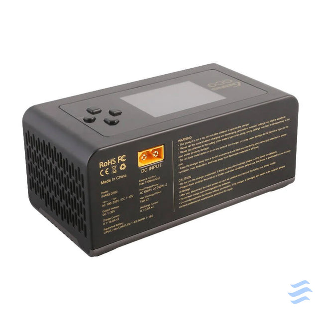 Gens Ace IMARS D300 G Tech Channel AC/DC 300W/700W RC Battery Charger EU Black Chargers