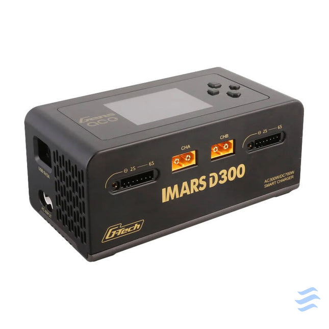 Gens Ace IMARS D300 G Tech Channel AC/DC 300W/700W RC Battery Charger EU Black Chargers