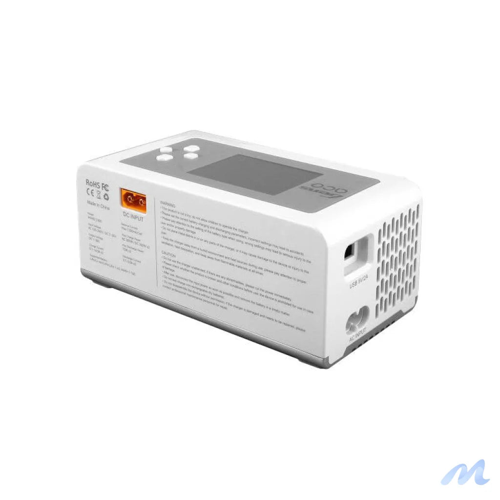 Gens Ace IMARS D300 G-Tech Channel AC/DC 300W/700W RC Battery Charger-EU White