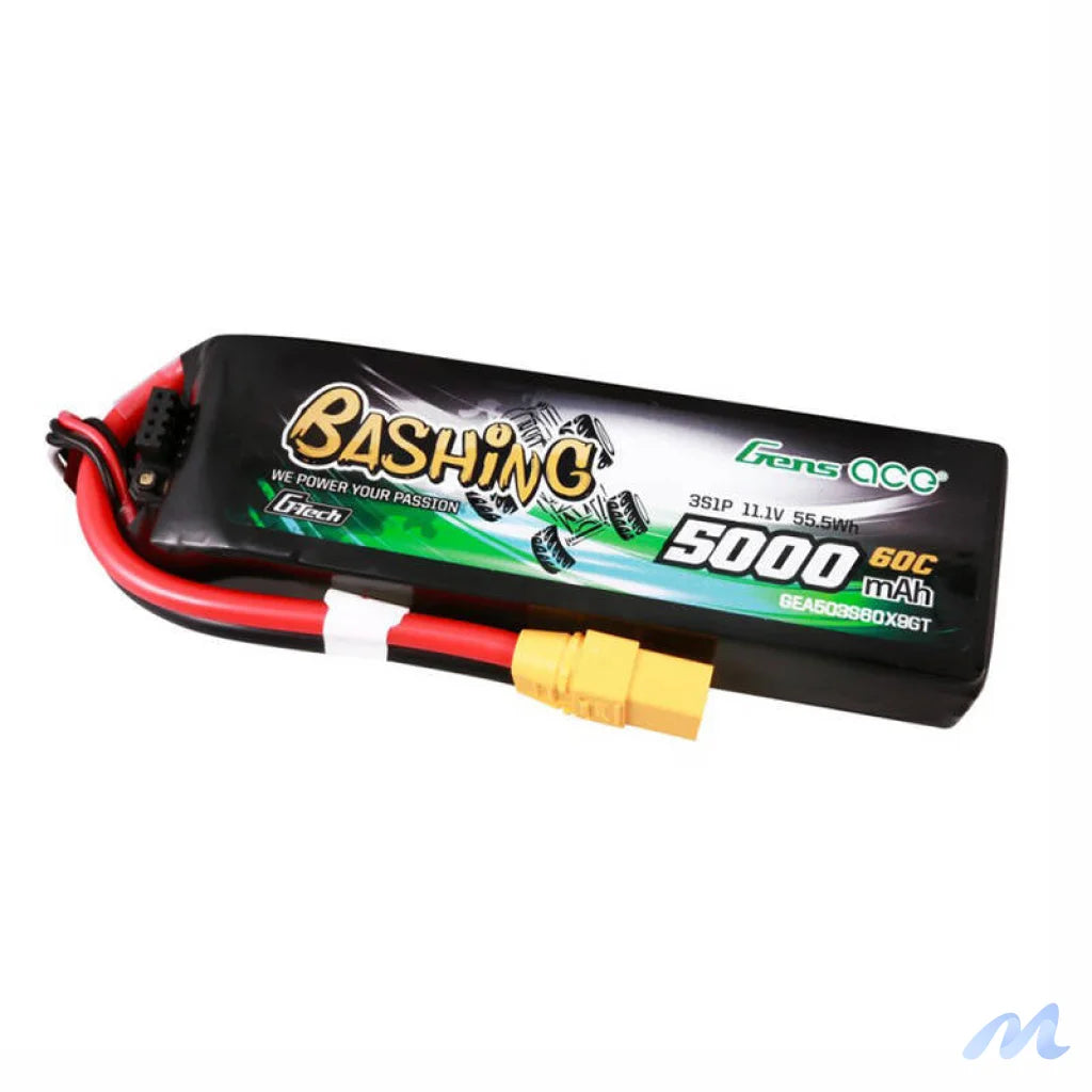 GensAce 5kmAh 11.1V 60C 3S1P battery with XT90 connector