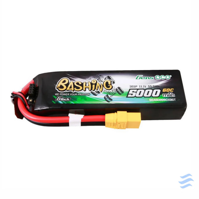GensAce 5kmAh 11.1V 60C 3S1P battery with XT90 connector Lithium and NiMH