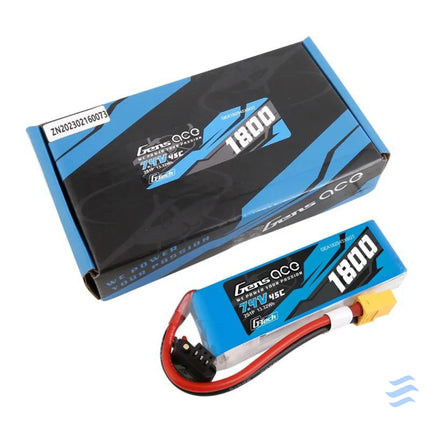 GensAce G Tech LiPo 1800mAh 7.4V 45C 2S1P XT60 Battery Lithium and NiMH