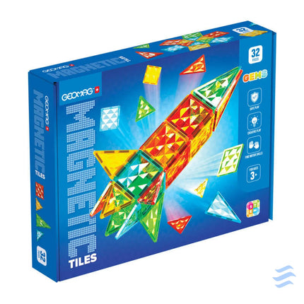 Geomag Gems Rocket 32 magnetic tiles Blocks and construction sets