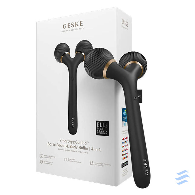 Geske 4 in 1 face and body sonic roller with Application (gray) Massagers