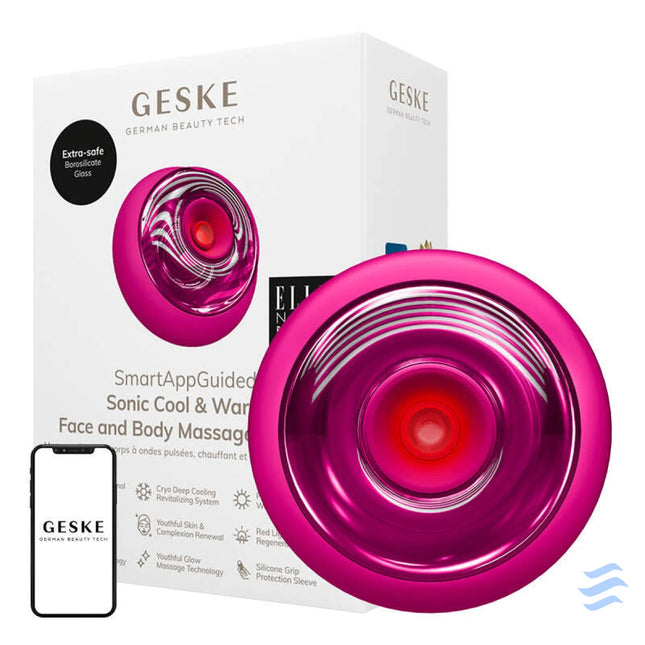 Geske Sonic Cool & Warm Face & Body Massager 9in1 (magenta) Massagers