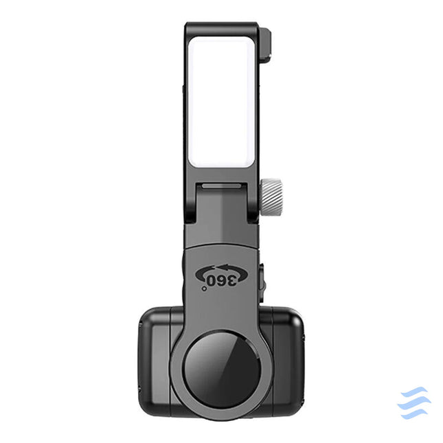 Gimbal/stand with light APEXEL Q18 (black) Tripods and ring lights