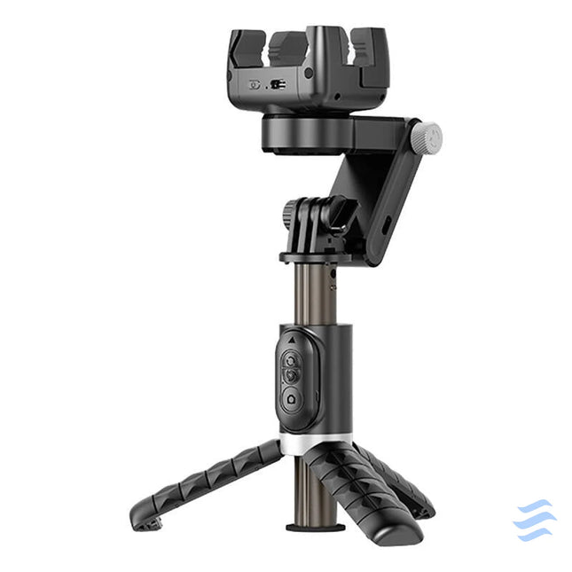 Gimbal/stand with light APEXEL Q18 (black) Tripods and ring lights