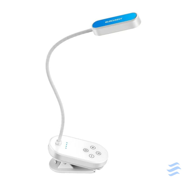 Glocusent Mini Wireless Light GLCSNTBL005 with clip white Desk and night lamps