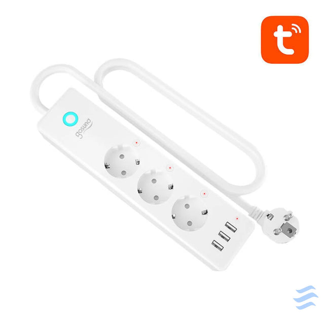 Gosund P1 PLUS smart WiFi power strip (3x AC schuko 3x USB A) Tuya Power strips