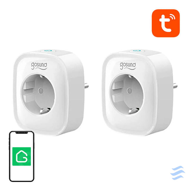 Gosund SP1 WiFi smart socket 2 pieces (two pack) 16A Tuya Power plugs
