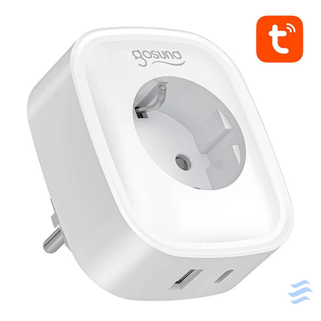 Gosund SP6 16A USB C 20W Tuya smart WiFi/Bluetooth socket Power plugs