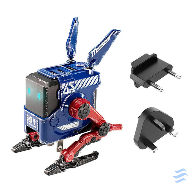 GravaStar Alpha65 65W GaN Fast Charger War Damaged Version Blue GaN chargers