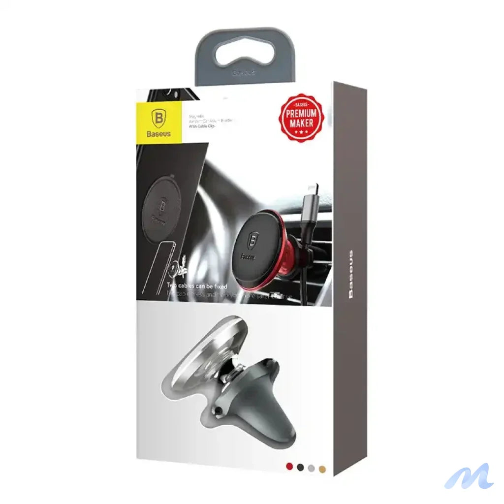 Gravity car mount for air vent Baseus (silver)