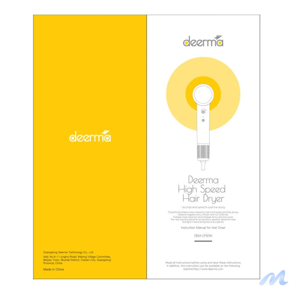 Hair Dryer Deerma DEM-CF50W (white)