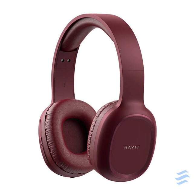 Havit H2590BT PRO Wireless Bluetooth headphones (red) Over ear