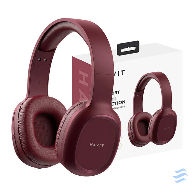Havit H2590BT PRO Wireless Bluetooth headphones (red) Over ear
