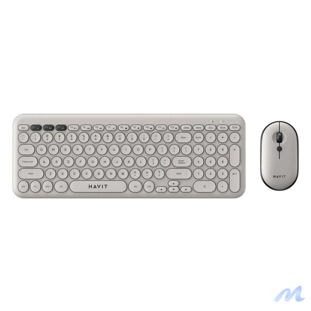 Havit KB254GCM wireless 2-in-1 gaming set keyboard + mouse (grey) (QWERTY)