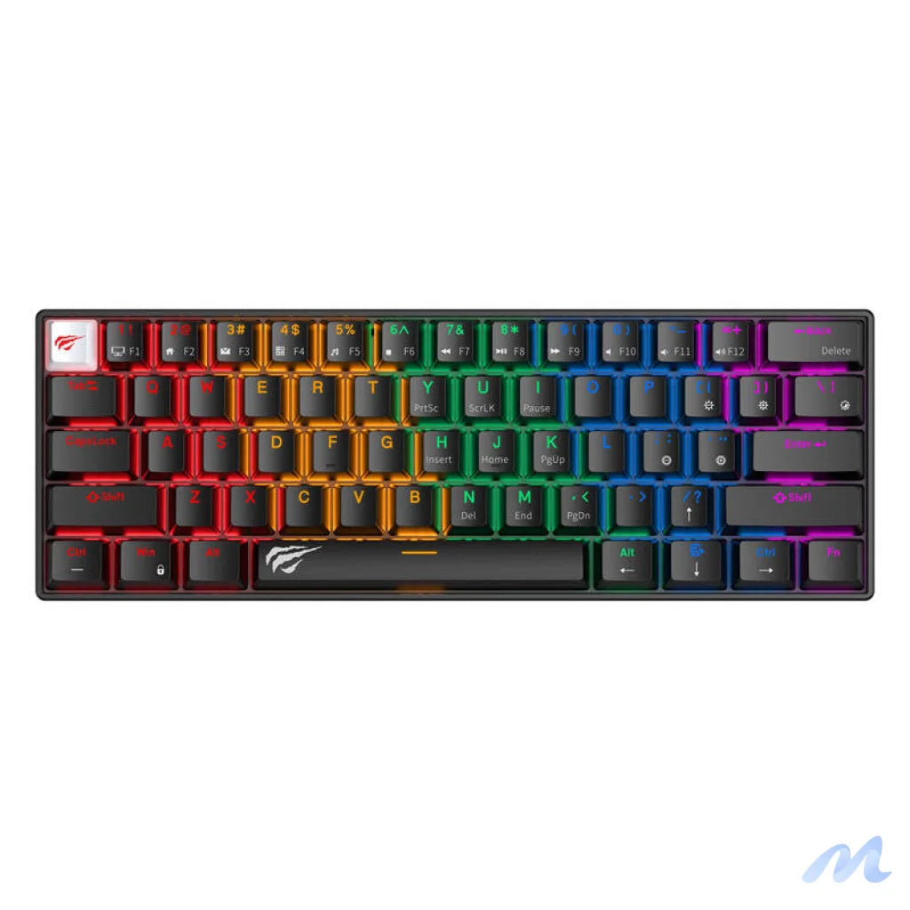 Havit KB903L wired mechanical / gaming RGB keyboard (black) (QWERTY)