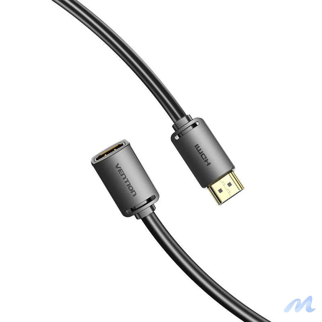 HDMI 2.0 Male to HDMI 2.0 Female Extension Cable Vention AHCBD 0,5m, 4K 60Hz, (Black)