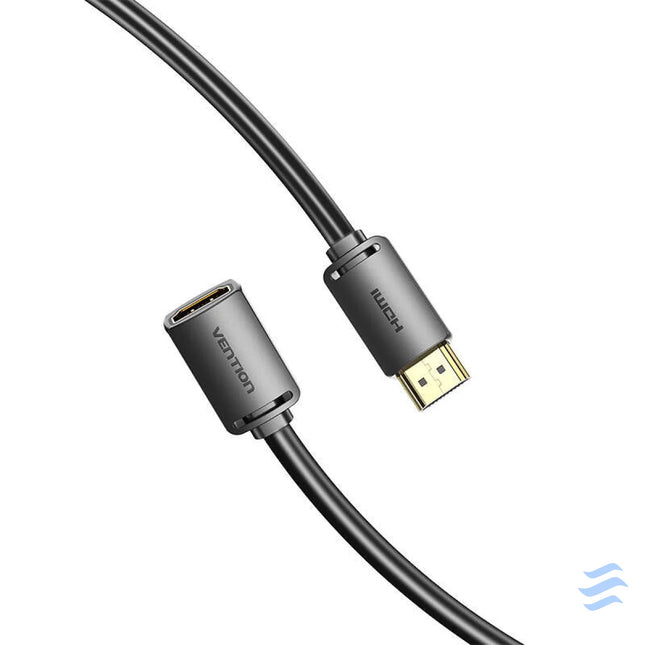 HDMI 2.0 Male to HDMI 2.0 Female Extension Cable Vention AHCBH 2m 4K 60Hz (Black) Video cables