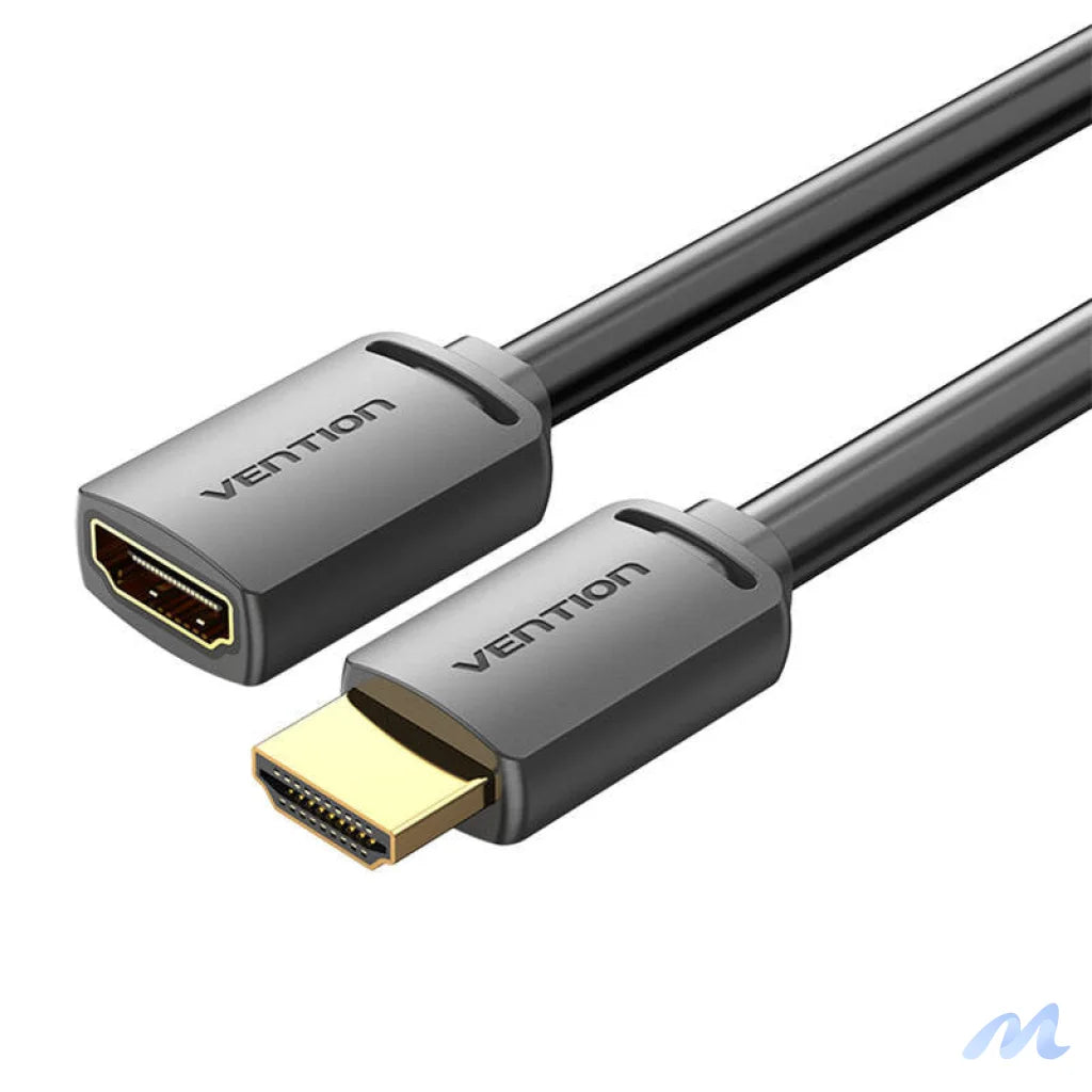 HDMI 2.0 Male to HDMI 2.0 Female Extension Cable Vention AHCBI 3m, 4K 60Hz, (Black)