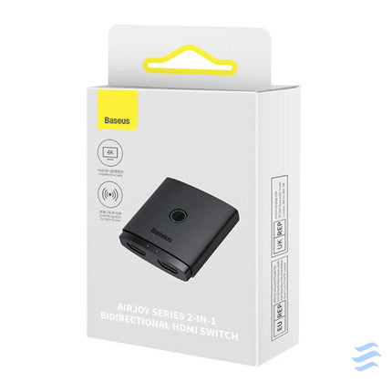 HDMI Switch Baseus Cluster Black Adapters connectors and converters