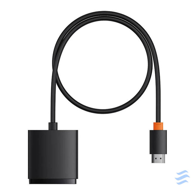 HDMI Switch Baseus with 1m Cable Cluster Black Adapters connectors and converters