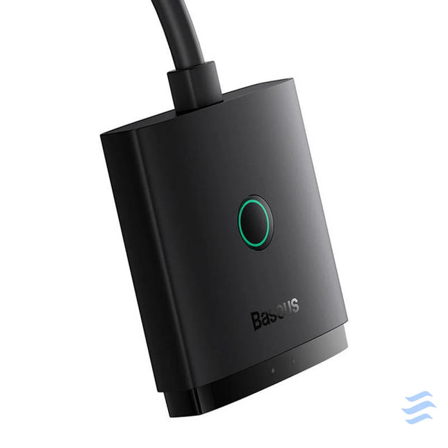 HDMI Switch Baseus with 1m Cable Cluster Black Adapters connectors and converters