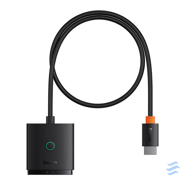 HDMI Switch Baseus with 1m Cable Cluster Black Adapters connectors and converters