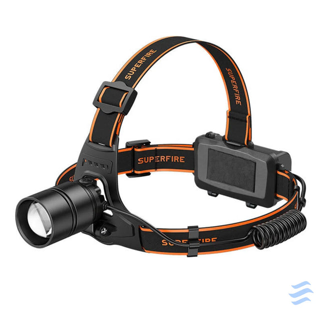 Headlamp Superfire HL71 – 500lm USB 5 modes Head flashlights