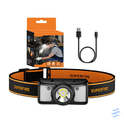 Headlamp Superfire HL91 X – 200lm 220m Head flashlights