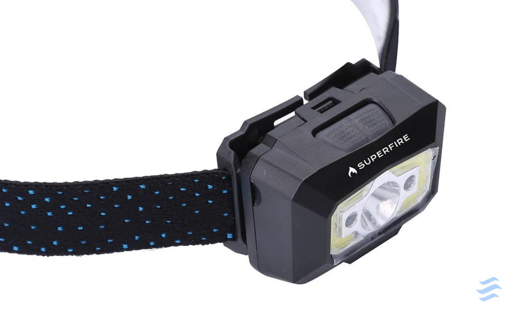 Headlamp Superfire X30 – 340lm USB 5 modes 130m Head flashlights