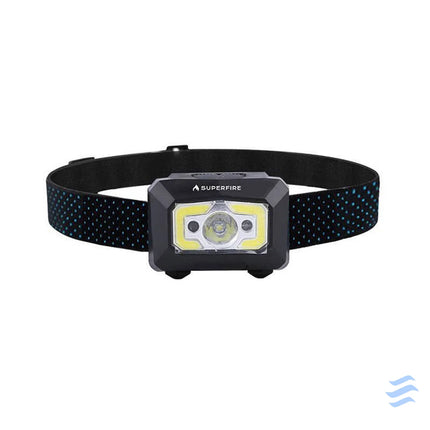 Headlamp Superfire X30 – 340lm USB 5 modes 130m Head flashlights
