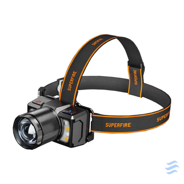 Headlight Superfire HL25 700lm USB C Head flashlights