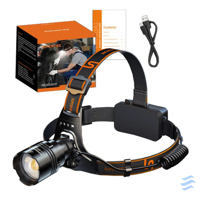 Headlight Superfire HL31 Type C Head flashlights