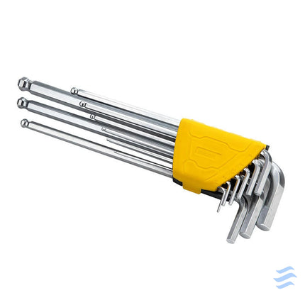 Hex Key Sets 1.5 10mm Deli Tools EDL3080 (silver) Screwdrivers