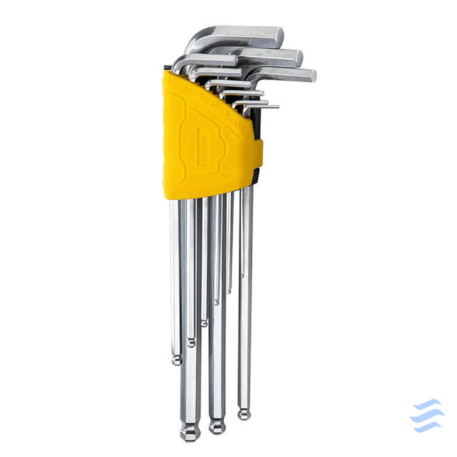 Hex Key Sets 1.5 10mm Deli Tools EDL3080 (silver) Screwdrivers