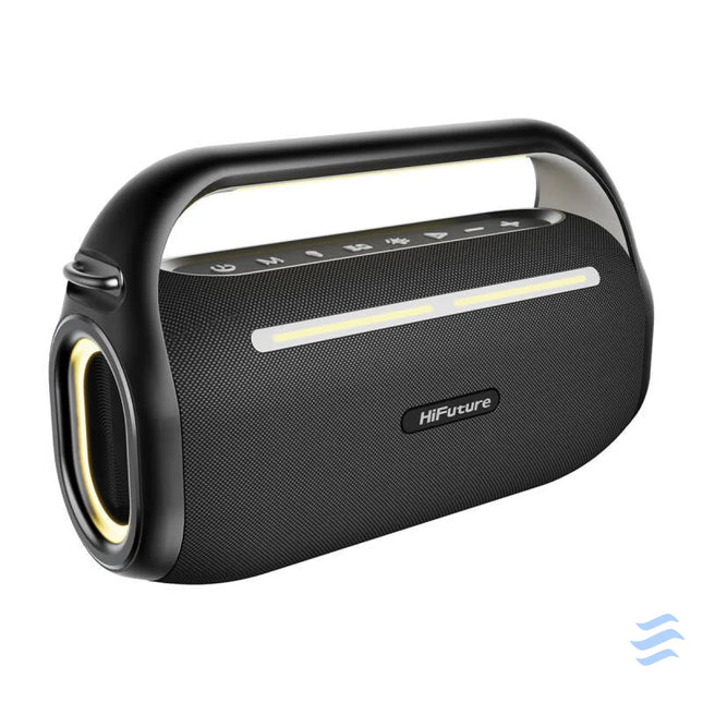 HiFuture Music Box 100 Bluetooth Speaker + 2 microphones (black) Bluetooth portable speakers